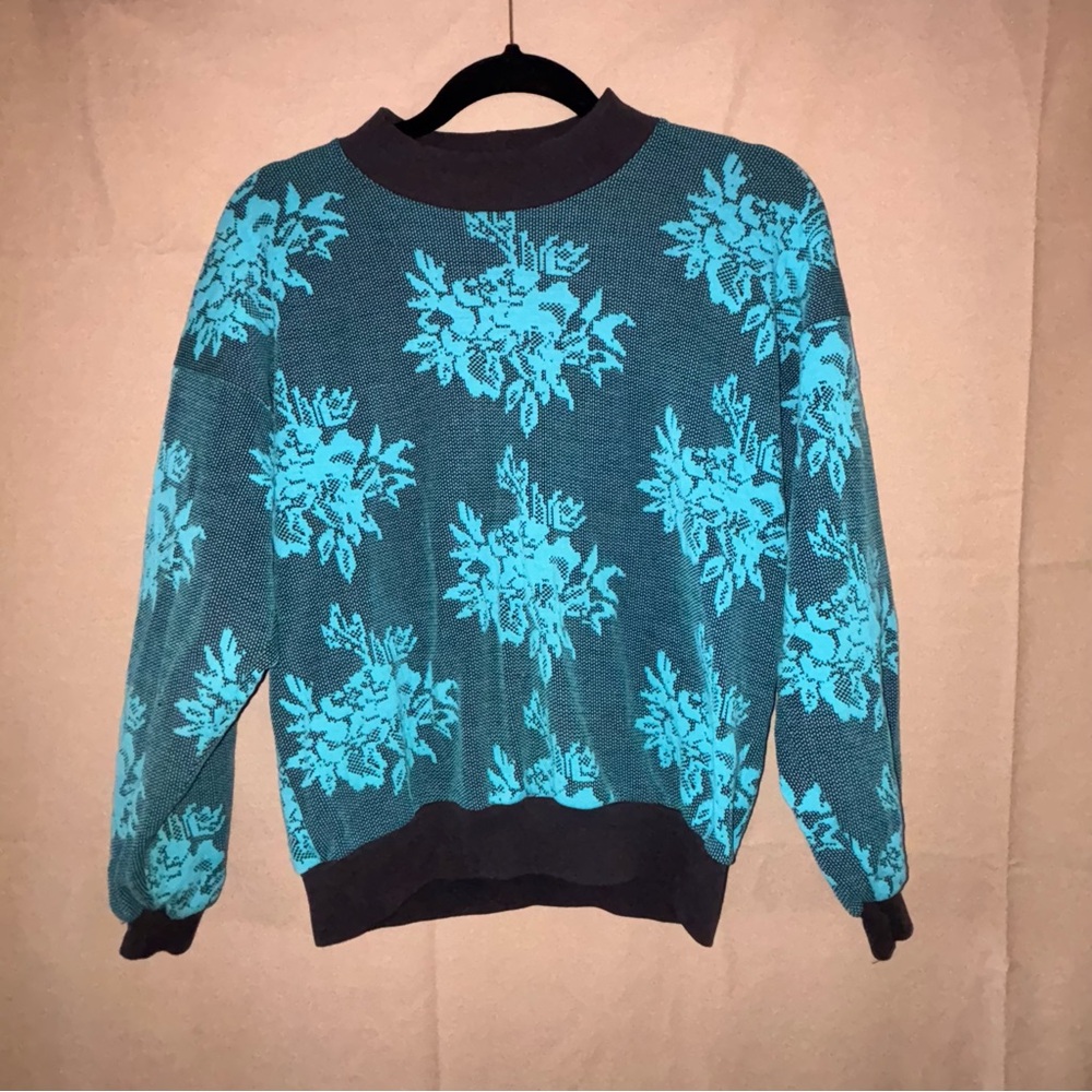 Floral Patterned Sweater